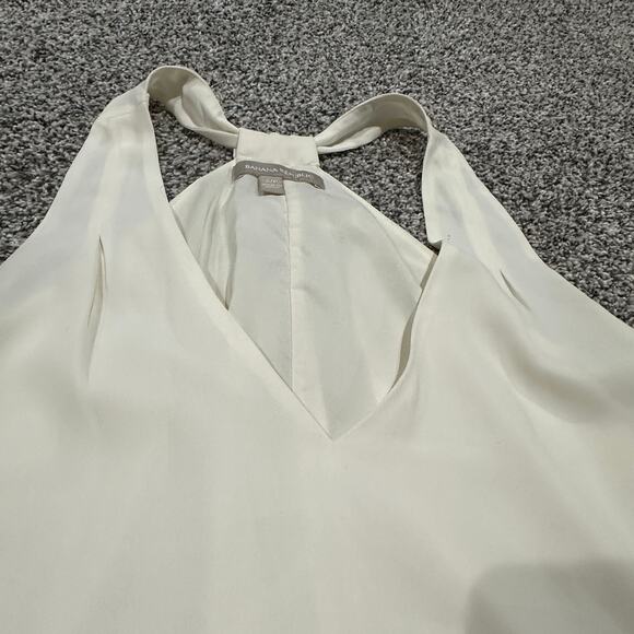 BANANA REPUBLIC Cream Halter Blouse Top, Size Small - Picture 4 of 8